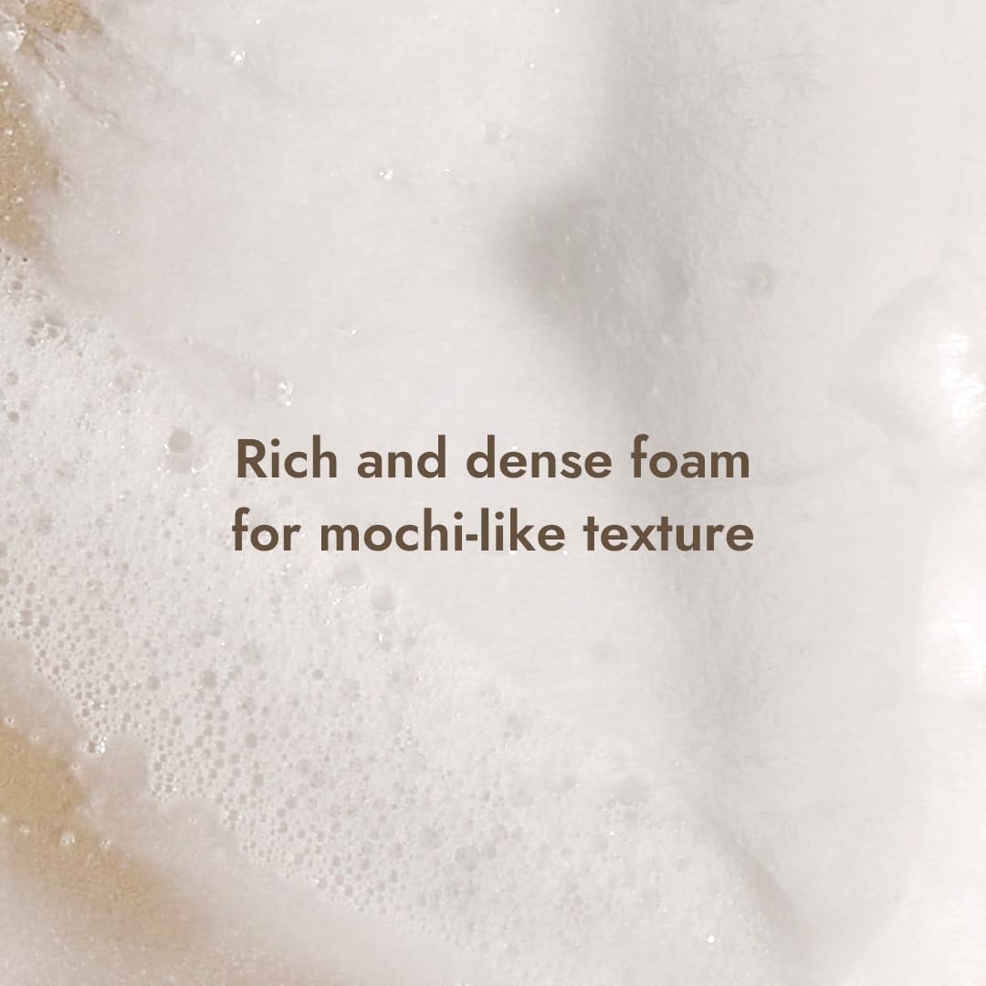 MIZON rich lather on skin illustrating gentle exfoliation
