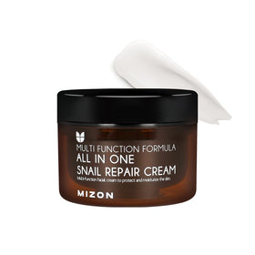 MIZON front jar showing product and clean minimalist packaging benefits hydration