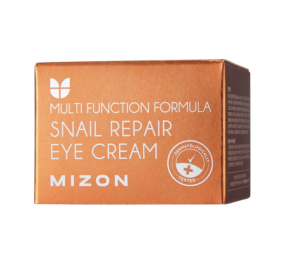 MIZON cream close-up texture shot showing lightweight, hydrating finish