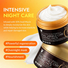 MIZON close-up of mask texture highlighting rich gel and easy absorption benefit
