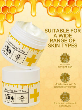 mkzea whipped tallow close-up texture highlighting smooth spreadability
