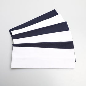 MLMOMVME headband in running use to keep hair off face and absorb sweat