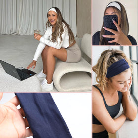 MLMOMVME folded headband narrow style for fashion and everyday versatility