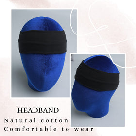 MLMOMVME folded headband illustrating versatile styling and coverage