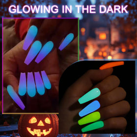 Mnk66 powders used in resin craft showing creative, glowing accents