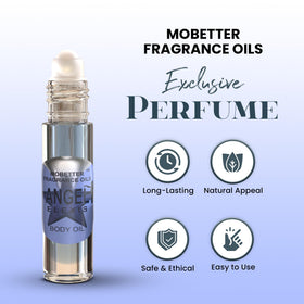 MOBETTER FRAGRANCE OILS closeup of oil texture showing rich, alcohol‑free formula benefit