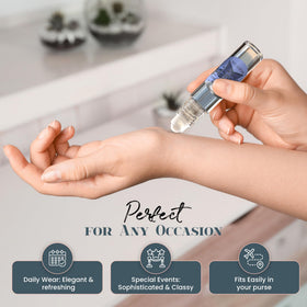 MOBETTER FRAGRANCE OILS applied on wrist demonstrating how scent blooms on skin
