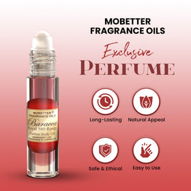 MOBETTER FRAGRANCE OILS label close-up highlighting product name and alcohol-free formula