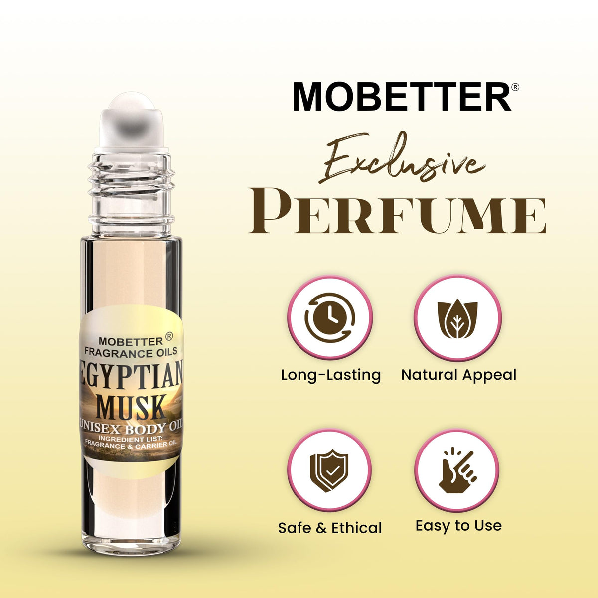 MOBETTER FRAGRANCE OILS closed cap roll-on, secure seal prevents leaks