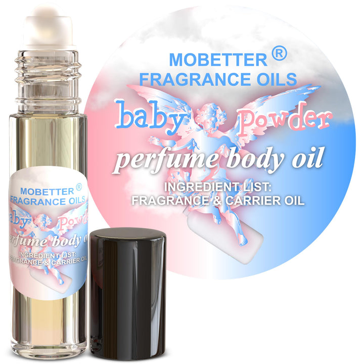 MOBETTER FRAGRANCE OILS front view roll-on showing compact travel benefit