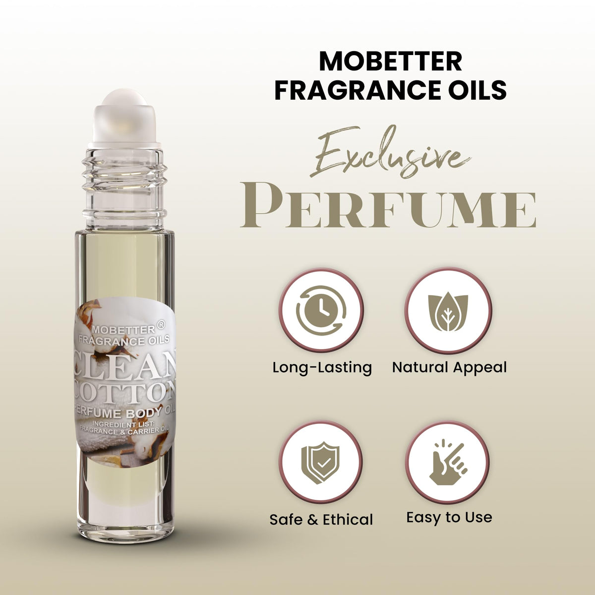 MOBETTER FRAGRANCE OILS oil texture close-up illustrating smooth application