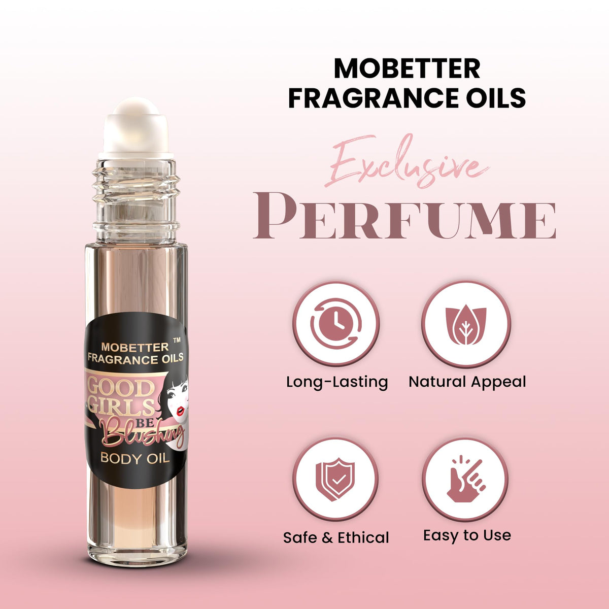 MOBETTER FRAGRANCE OILS cap and roller detail highlighting leak-resistant benefit