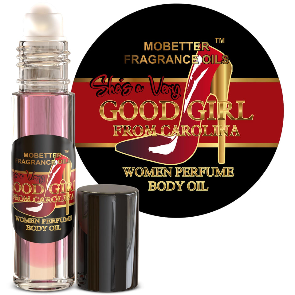 MOBETTER FRAGRANCE OILS roll-on front view showing compact bottle and label, ideal for travel
