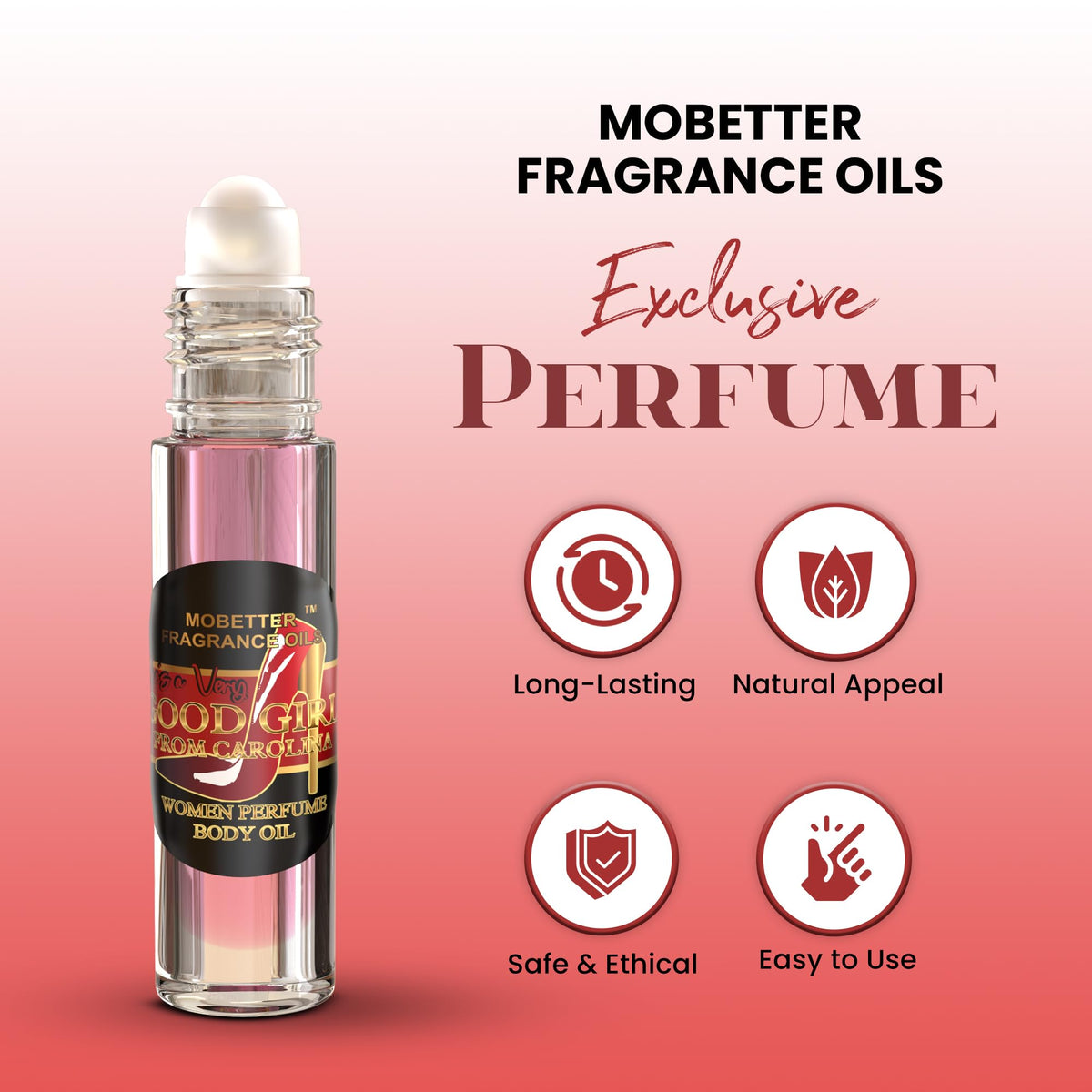 MOBETTER FRAGRANCE OILS rollerball close-up displaying smooth applicator for precise scent