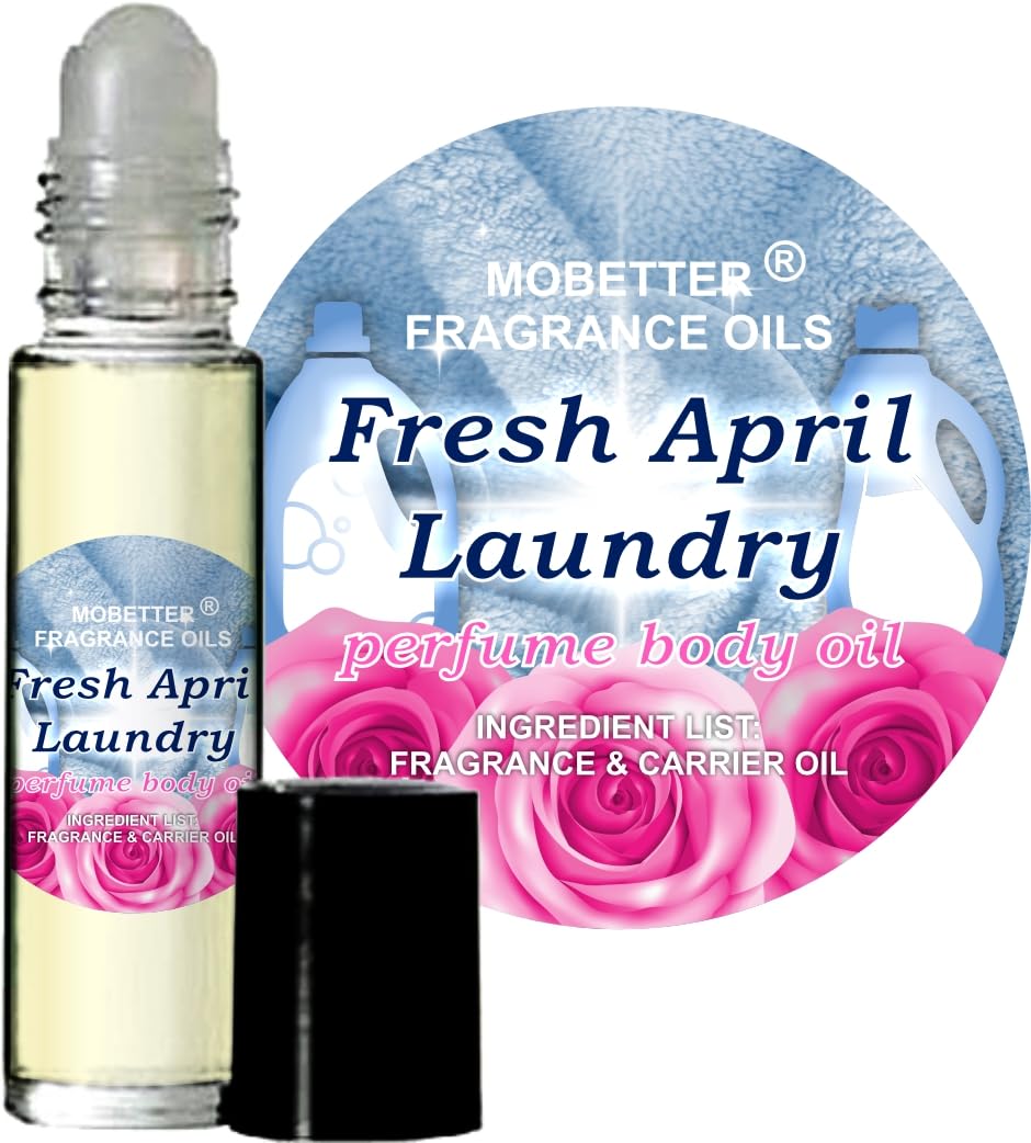 MOBETTER FRAGRANCE OILS front bottle showing clean-linen scent and compact travel benefit
