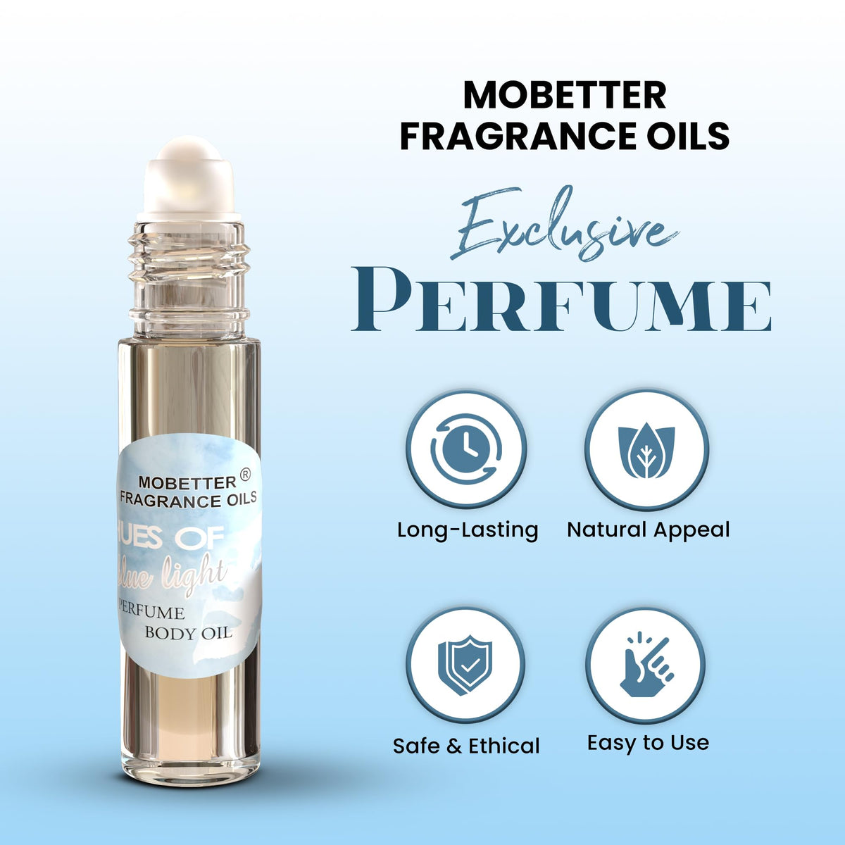 MOBETTER FRAGRANCE OILS oil texture close-up showing clear viscous fluid and long-lasting scent benefit