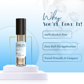 MOBETTER FRAGRANCE OILS applied on wrist demonstrating discreet use and all-day fragrance benefit