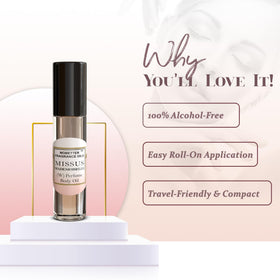 MOBETTER FRAGRANCE OILS applied to wrist at pulse point for longer-lasting scent