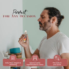 MOBETTER FRAGRANCE OILS in a travel pouch lifestyle shot highlighting on-the-go refresh convenience
