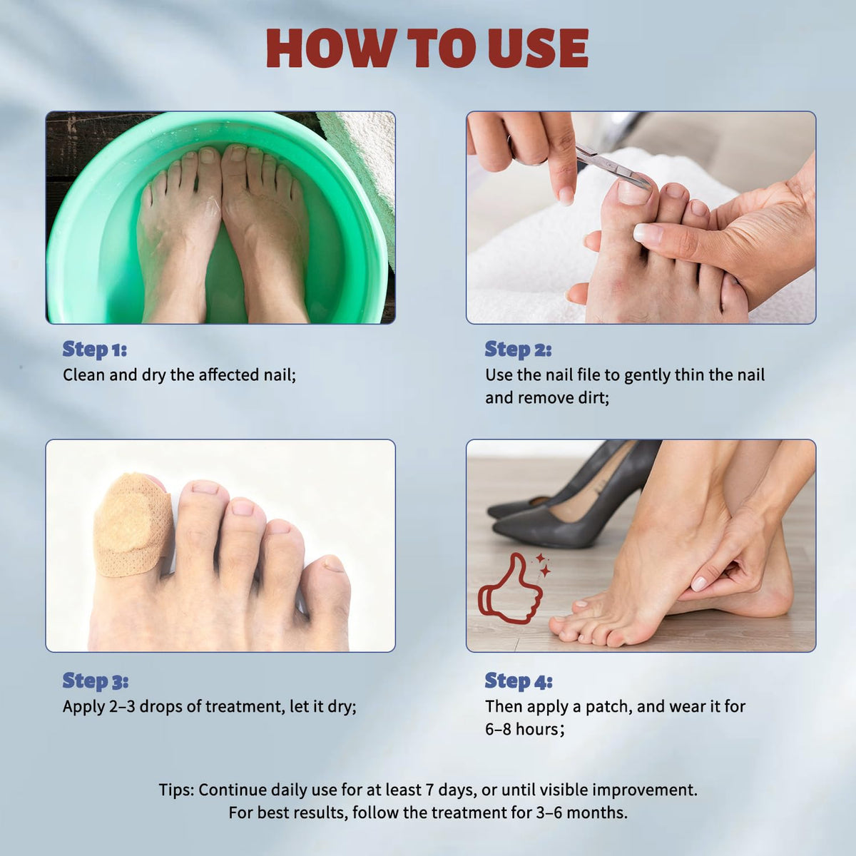 MOC LINK in a bathroom routine setting showing convenient at-home nail care