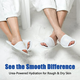 MOC LINK on bathroom shelf with towel, lifestyle shot suggesting regular home care routine
