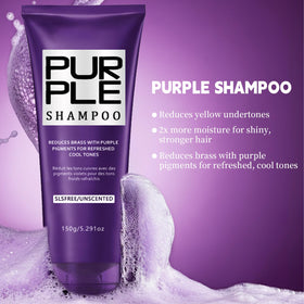 MOC LINK applying shampoo to wet hair reduces brassiness quickly