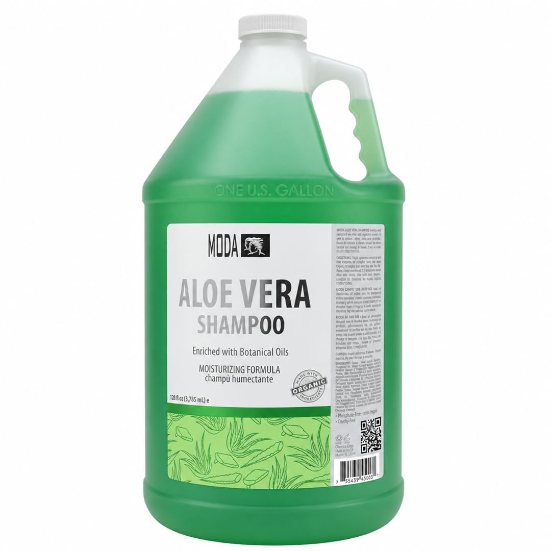 MODA front bottle 128oz showing professional size and reliable supply