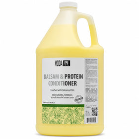 MODA front label on 128 oz bottle showing product name and benefits
