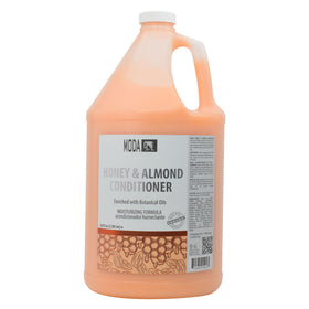 MODA front packaging showing honey almond scent and bulk size benefits