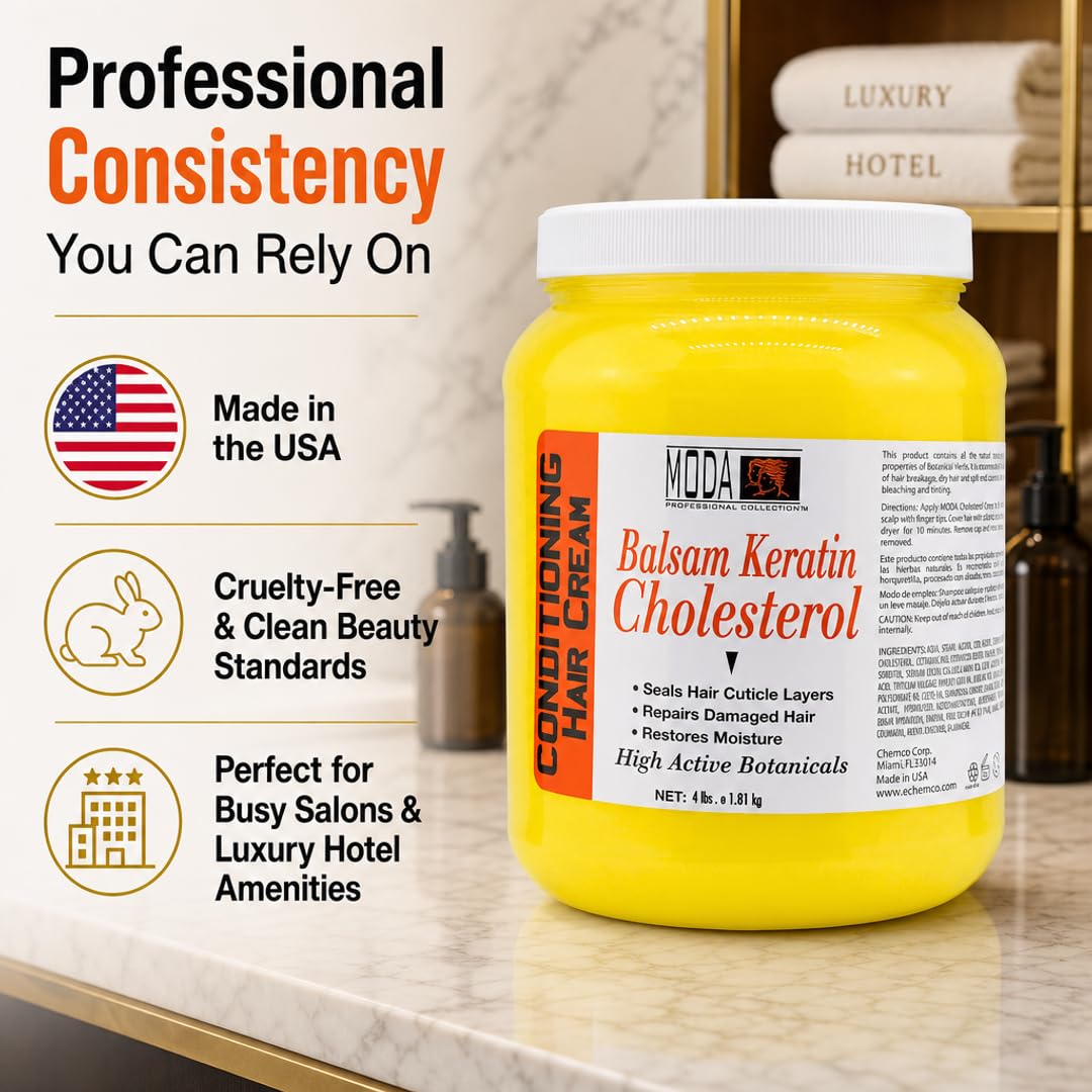 MODA ingredient icons highlighting six actives for targeted hair restoration