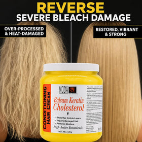 MODA 64 oz comparison illustrating bulk size for salon supply savings