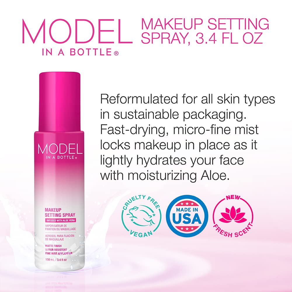 Model in a Bottle fine mist texture demonstrating even application and lightweight feel