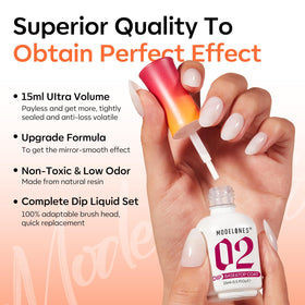 modelones activator bottle detail demonstrating fast drying benefit for dip powder