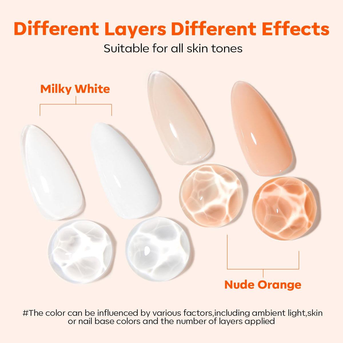 modelones application on natural nail showing protective shine
