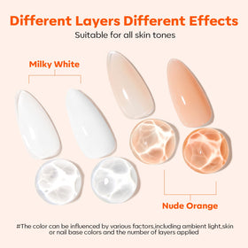 modelones application on natural nail showing protective shine