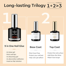 modelones base coat brush closeup delivering smooth, even application benefit