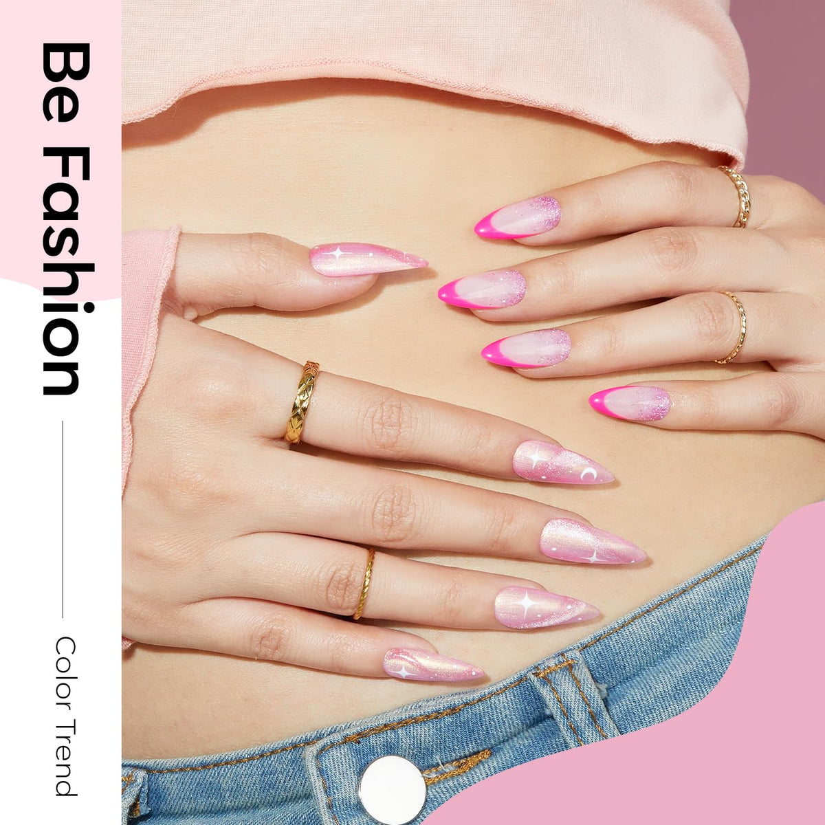 modelones brush stroke on nail showing smooth application and full coverage