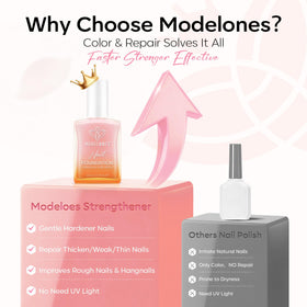modelones bottle label ingredients detail highlighting keratin and nourishing oils benefit