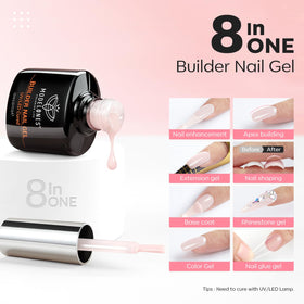 modelones built-in brush close-up for precise application and easy shaping