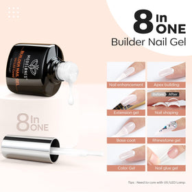 modelones brush applying gel for easy, precise nail sculpting benefit