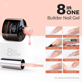 modelones built-in brush close-up for precise application and easy spreading