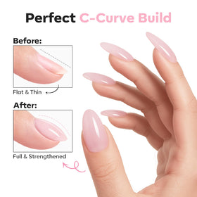 modelones close-up of brush and gel texture showing smooth self-leveling