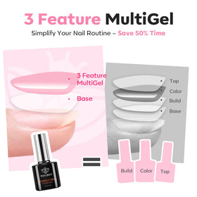modelones closeup of gel texture demonstrating smooth self-leveling consistency