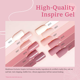 modelones color window closeup showing true shade preview for quick selection benefit