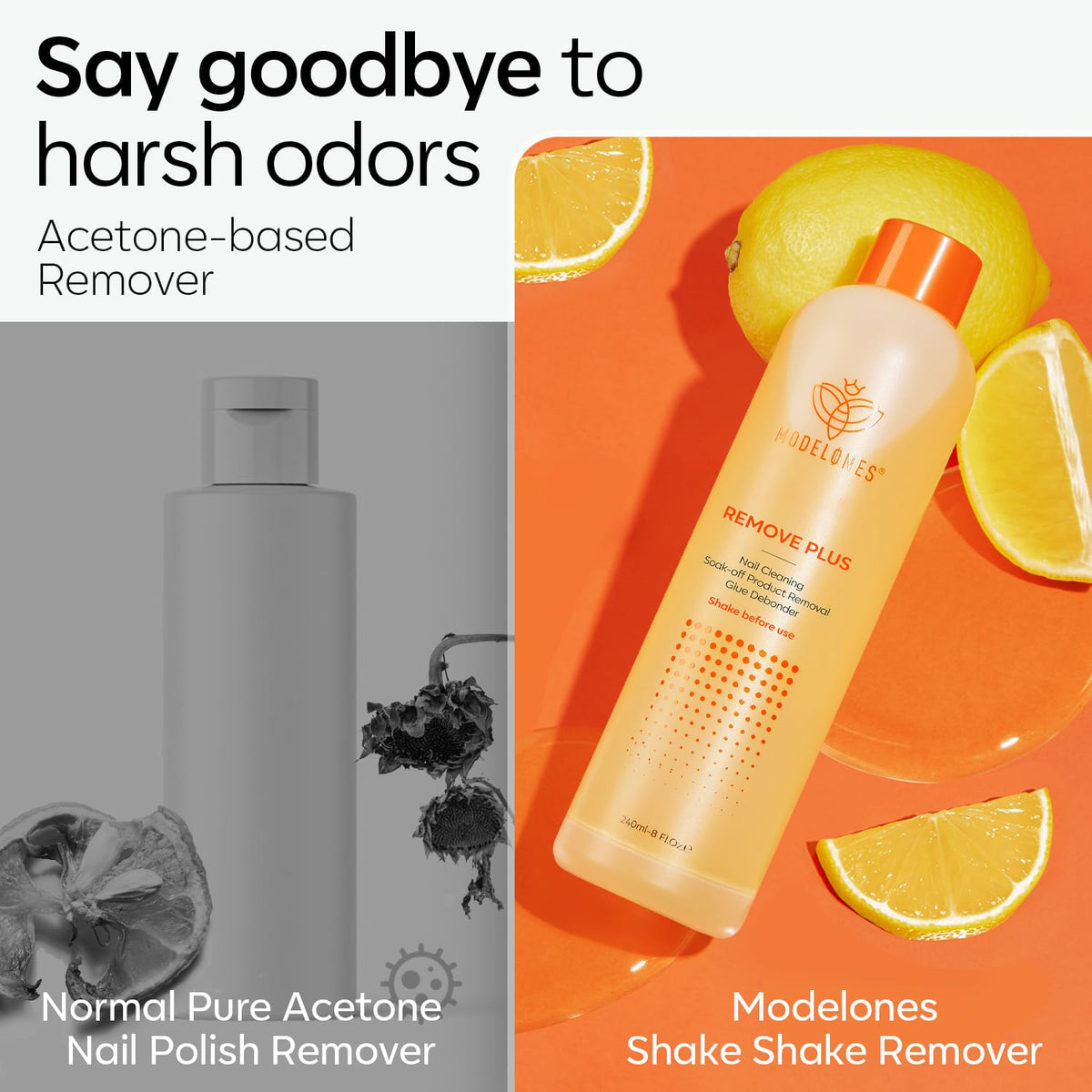 modelones remover soaked cotton with nail clips showing efficient soak removal benefit