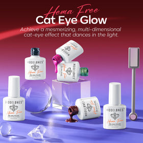 modelones cured glossy finish on nails showing durable shine and salon-style result