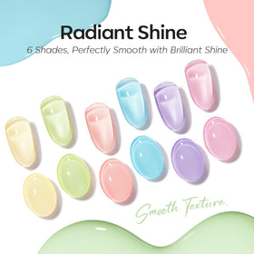 modelones cured shiny finish showing long-wear gloss and smooth surface