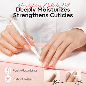 modelones cuticle oil pen applicator delivering nourishing vitamins
