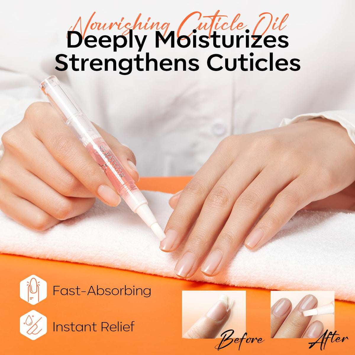 modelones cuticle oil pen tip detail nourishing vitamins for healthier cuticles