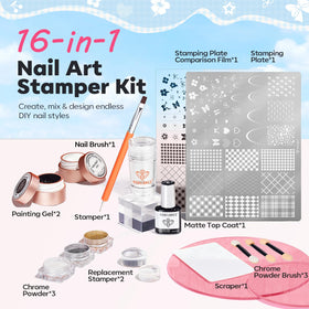 modelones dual-end nail art brush detail for precise lace and edge work